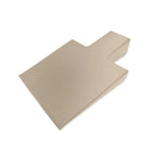 Elina Pilates Postural Wedge in licht mokka op witte achtergrond