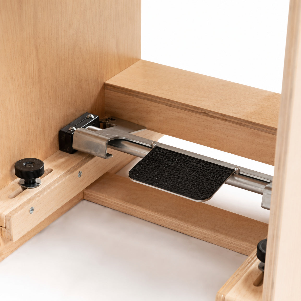 Verstelmechanisme van de Balanced Body Ladder Barrel