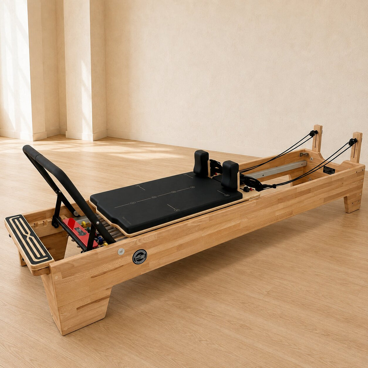 Body & Exercise Reformer Studio in een warme pilatesstudio